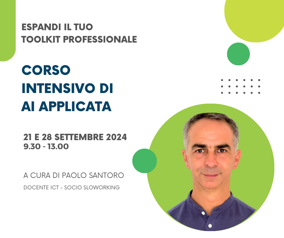 Corso intensivo di AI applicata